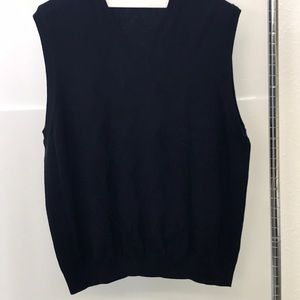 Tasso Elba Golf brand Mens Black Sweater Vest